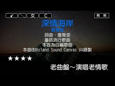 深情海岸-詹雅雯(Karaoke伴奏)