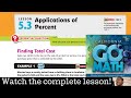 Exploring Applications of Percent in Math
