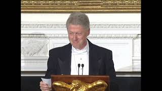President Clinton at State Dinner For King Juan Carlos I of Spain (2000)