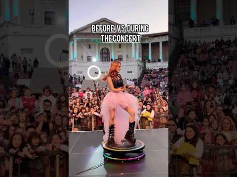 Before VS During the CONCERT in 360 ? #DanceInPublic #andragogan #behindthescenes
