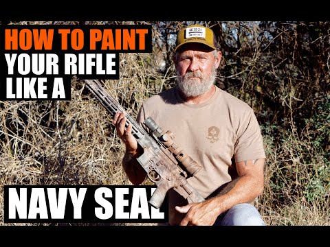 How To Paint A Rifle Like A Navy SEAL