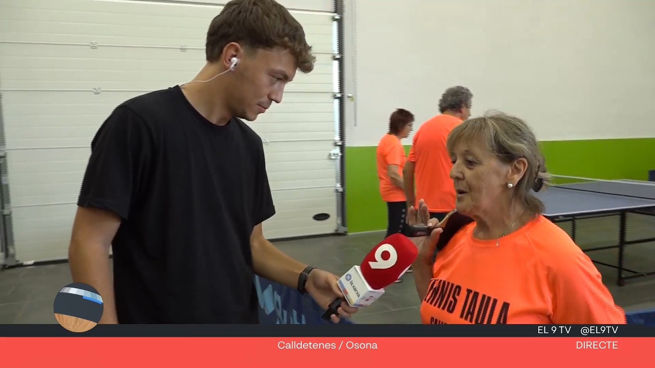 Una afició consolidada: visitem un entrenament del nou Club Tennis Taula Calldetenes