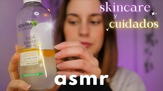 asmr 🎧 Te preparo para Dormir con mucho SKINCARE relajante 💘