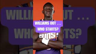 Maluach Or Oso ? Who Starts ???? #phoenixsuns #nba #shorts