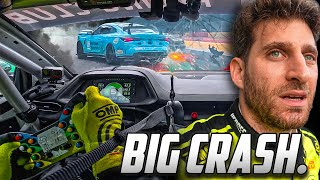 MASSIVE CRASH IN SPA - My LIFE FLASHED before my eyes - GT4 Euro series SPA Race 2