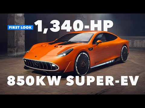 AMG's Electric Hypersedan Concept First Look - 1,340HP And 850kW Charging