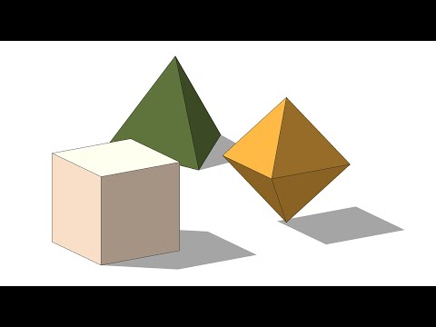 Sólidos Platónicos En Sistema Diédrico - Cubo, Tetraedro Y Octaedro ...