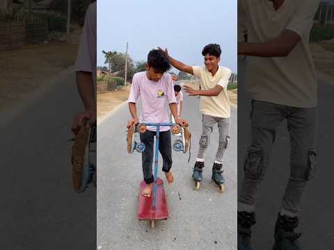 Skating tricks for beginners😱⛸️#skating#skateboarding#shorts#ytshorts#skaters#rollerskating