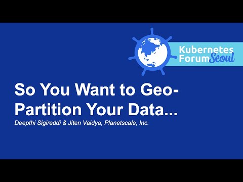 So You Want to Geo-Partition Your Data...