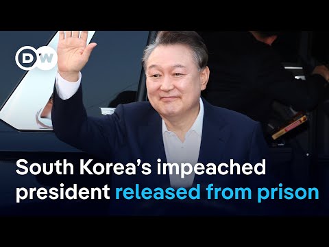 South Korea's impeached President Yoon freed from prison but faces ongoing trials | DW News