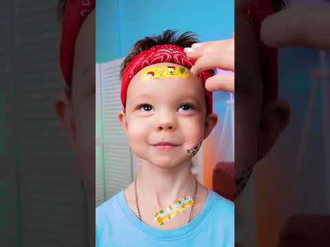 Too Many Stickers? Try This Clever Removal Hack! ๐ฉน๐ก #kids #hack