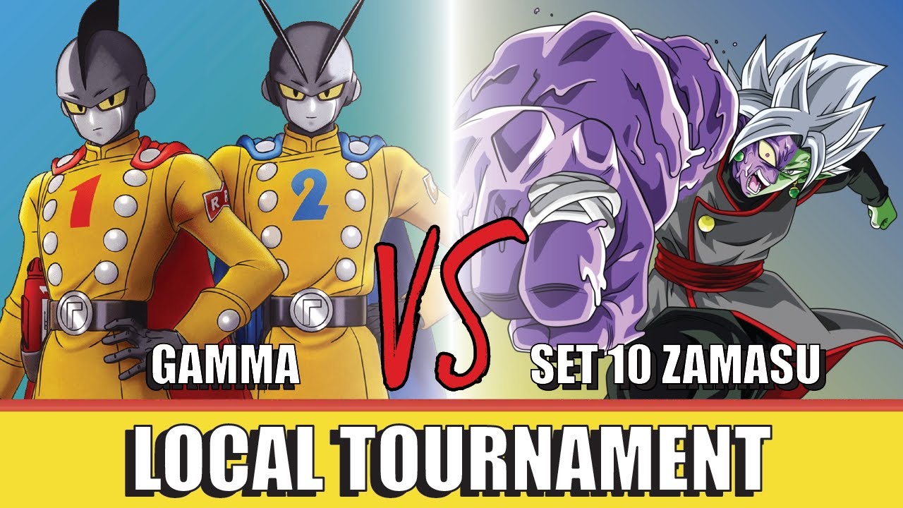 Gamma 1 & 2 (U) vs  Zamasu Set 10 (U/Y) | Gameplay | DBS TCG