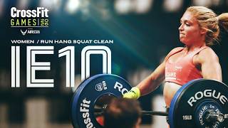 Women's Event 10: Run Hang Squat Clean