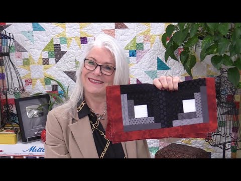 Checkmate Block of the Month Log Cabin