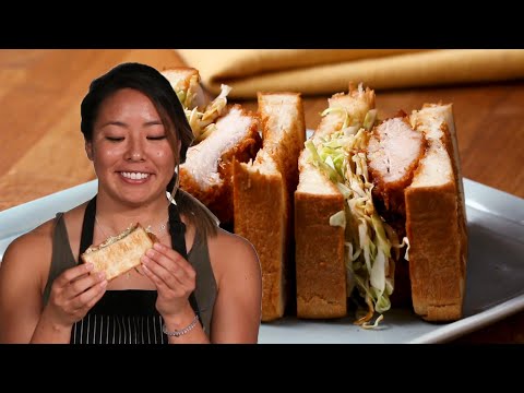 Chicken Katsu Sandwich With Hitomi ? Tasty
