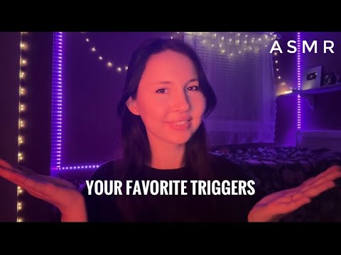 ASMR~Doing YOUR Favorite Triggers🤩 (clicky mouth sounds, personal attention, light triggers etc)✨