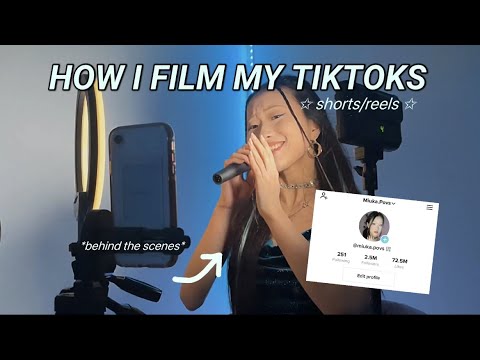 HOW I FILM MY TIKTOK VIDEOS (shorts/reels) & chit chat with me! ☆