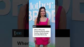 Miranda Cosgrove is seeing the brighter side of her onscreen friendships.