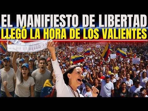 🚨EL MANIFIESTO DE LIBERTAD DE #MCM MIENTRAS #TRUMP NO DESCARTA ATACAR PESE A "DIÁLOGO" CON MADURO