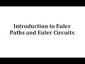 Euler Circuits and Paths Concepts