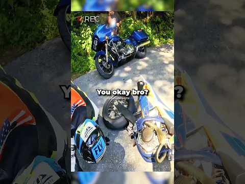 Biker Lost Control and WRECKED a $30,000 Harley! 😱