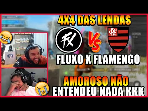 4x4 DAS LENDAS ! TETEZITO REAGINDO AO AMOROSO VENDO O FLAMENGO SER CAMPEÃO CONTRA O FLUXO