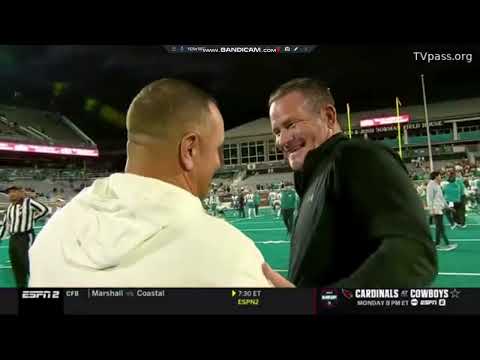 CFB Football on ESPN2 intro Marshall at Coastal Carolina