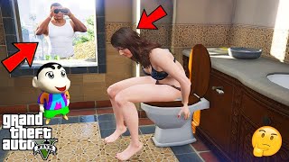Franklin And Shinchan Spies Michael Wife Secretly After a Shocking Clue in GTA 5 | ShivGam