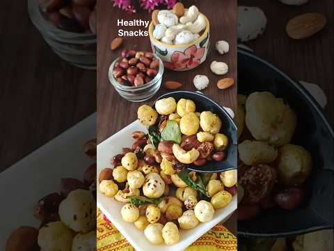 Healthy Snacks Recipe |Navratri Special #makhana #snacks #navratri #vrat #food #shorts#eveningsnacks