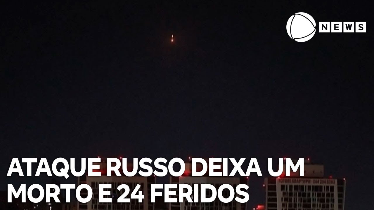 Ataque russo deixa um morto e 24 feridos na Ucrânia