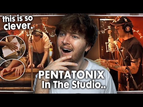 THEY'RE SO CLEVER! (Pentatonix - The Recording of Evergreen | First Reaction)