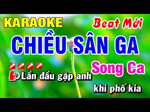 Karaoke Chiều Sân Ga Song Ca 2025 Nhạc Sống [ Beat Mới ] Hoài Phong Organ