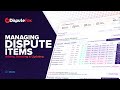 Dispute Center Functionality Overview
