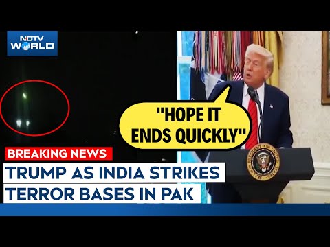 Donald Trump On Operation Sindoor | Operation Sindoor News LIVE | India Attacks Pakistan | Pakistan