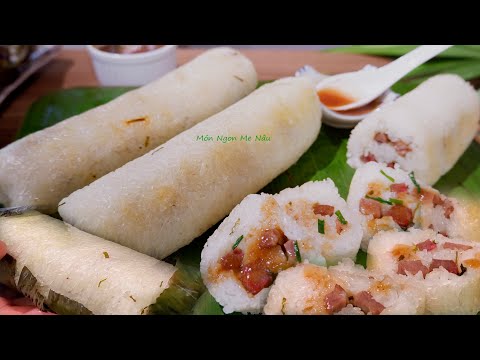 Xôi Xá Xíu Cuộn Lá Chuối Nướng – Món Ngon Lạ Miệng Ai Cũng Thích | Món Ngon Mẹ Nấu