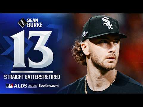 13 STRAIGHT <strong>BATTERS</strong> RETIRED <strong>by</strong> White Sox pitcher Sean Burke in 2026 ALDS Game 2 | MLB Highlights