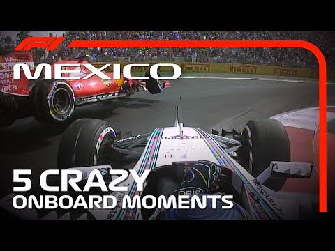 5 Crazy Onboard Moments | Mexican Grand Prix