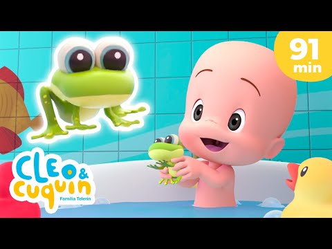 Canción del baño ?? y más canciones infantiles para bebés con Cleo y Cuquín