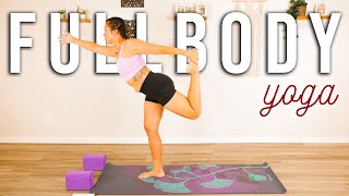 FULL BODY YOGA - Dancer Pose Prep Heart Opening Total Body Stretch || 40 minutes