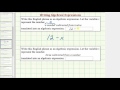 Expressions for Subtraction in Algebra