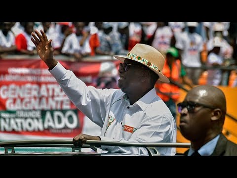 YouTube video thumbnail: Gendarme Shot and Killed as Tensions Mount Ahead of Ivory Coast Presidential Election
