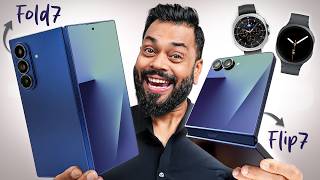 Samsung Galaxy Z Fold 7, Flip 7 & Flip 7 FE Hands On & First Look ⚡ This Was Unexpected!