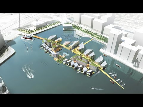 Baca Architects proposes floating settlements to combat overcrowding in cities