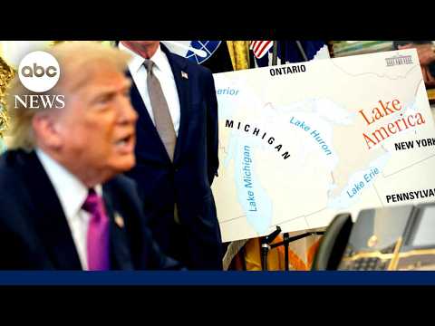 トランプ氏、オンタリオ湖を「アメリカ湖」に改称する大統領令に署名