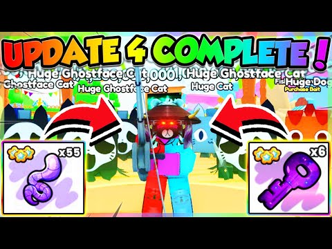 USING EXCLUSIVE BAIT & SECRET KEYS in PETS GO UPDATE 4!! (Roblox)