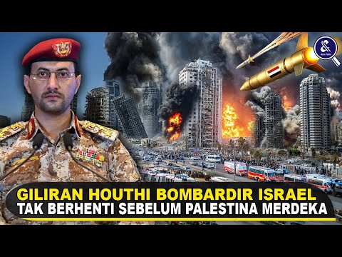 SETELAH IRAN, KINI GILIRAN HOUTHI GEMPUR ISRAEL — Luncurkan Drone, Houthi Kembali Bombardir Israel