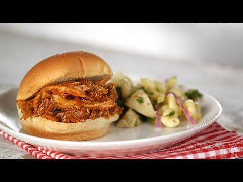 Pulled Barbecue-Chicken Sandwiches- Everyday Food with Sarah Carey