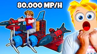 I BUILT New Eclipse Fighter Jet In Build A Plane Roblox