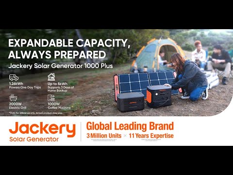 Jackery Explorer 1000 Plus (Expand to 2520Wh) 2000-Watt Portable Power  Station (2 Solar Panels Included) in the Portable Power Stations department  at