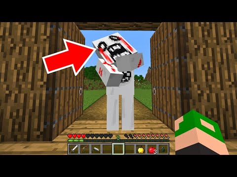 O NOVO MORADOR DA VILA É UM FANTASMA TERRÍVEL NO MINECRAFT...